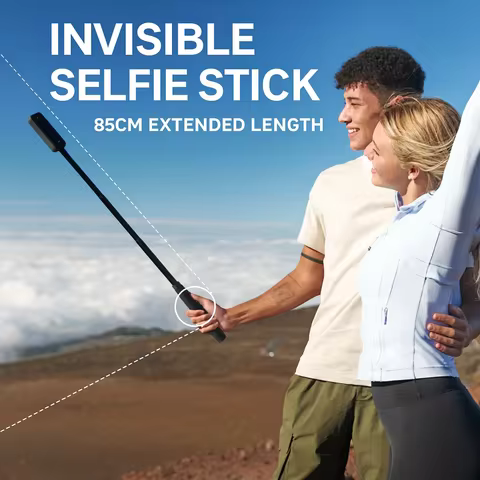 Insta360 85cm Invisible Selfie Stick | Portable Standard Grip Extension for GO Ultra/X5/Ace Pro 2/X4