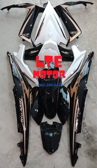 ชุดสี เฟรม มีโอ 125/125rr  mio 125i   สี ขาวดำ จำนวน 13 ชิ้น  รถปี 2013 พร้อมไฟหน้าและไฟหรี่  abs แท