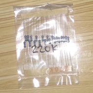 R 220K Ohm 0.25W 1 Percent Metal Film Resistor 220 K Ohm MetalFilm 0.25 Watt 20 Pcs