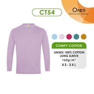 Oren Sport CT Comfy Cotton Long Sleeve T-Shirt CT54