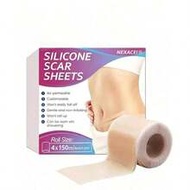 Silicone Scar Tape, Silicone Scar Sheets, For All Skin Types, Size 0.39in X 59.06in, Scar Gel Tape R