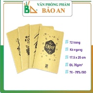 Vở kẻ ngang có chấm gáy ghim 72 trang Hồng Hà Green Letter 1431 (10 quyển) - Văn phòng phẩm Bảo An