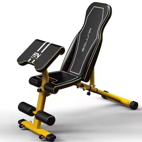 Sport Adjustable Weight Bench Foldable Flat Utility Exercise Workout Bench Sit up Home.dumbbell Snd 