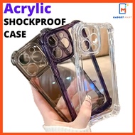 IPHONE 12 PRO MAX 12 11 PRO MAX shock proof casing Acrylic Lens protector phone cover case