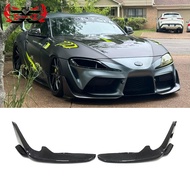 High Quality for Toyota Supra A90 A91 Mk5 Carbon Fiber Front Bumper Lip  Front Splitter Front Shovel