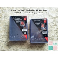 1pcs Ultra Pro 4x6" Toploader Postcard 4R 4x6 Photo Casing Frame