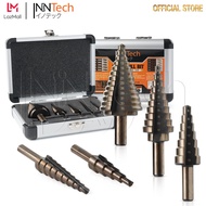 InnTech ดอกสว่านทรงเจดีย์ ดอกเจาะคว้านรู HSS ชุบไทเทเนียม Step Drill Bits ดอกสเต็ป ดอกสว่าน เจาะ เหล