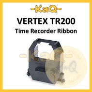 VERTEX TR200 TR 512 810 886 895 TIME RECORDER PUNCH CARD COMPATIBLE INK RIBBON - BLACK & BLACK/RED D