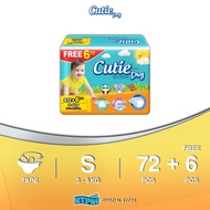 Cutie Dry Mega Pack S (72s + 6s)