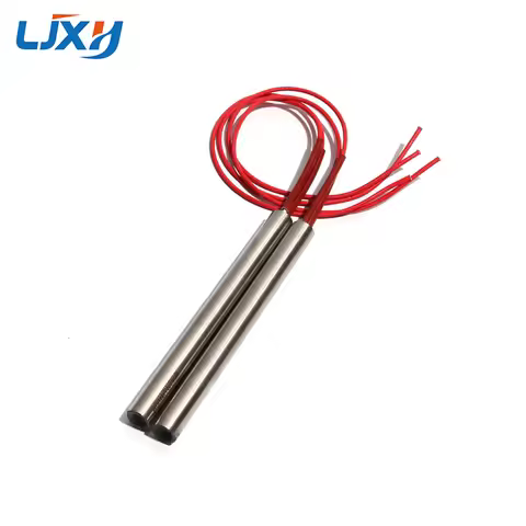LJXH 2PCS 15mm 80~150mm Cartridge Heaters 110V/220V/380V Cylindrical SUS Tube 300W/320W/380W/450W/55