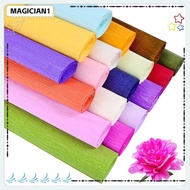 MAGICIAN1 Flower Wrapping Bouquet Paper, Thickened wrinkled paper Handmade flowers Crepe Paper,  Production material paper DIY Packing Material