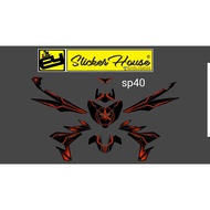 SNIPER 150 DECALS LAMINATED