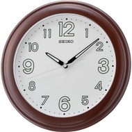 Seiko QXA721B LUMIBRITE Wall Clock - Brown White