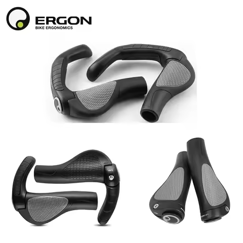 ERGON Ergonomics Bike Handlebar Grips GP1 GP3 GP5 Mountain Bike Extended Bar End Grip Lockable Bicyc