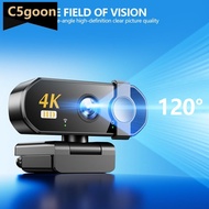 C5GOON 4K HD USB Plug PlayWebcam for Laptop & Desktop Auto-Focus Streaming Camera for Online Classes