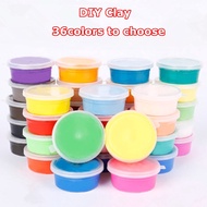 36 Color Slimes Soft Light Clay Children Educational DIY Toys Air Dry Safe Colored Clay Polymer Plasticine Kids Toy Gift