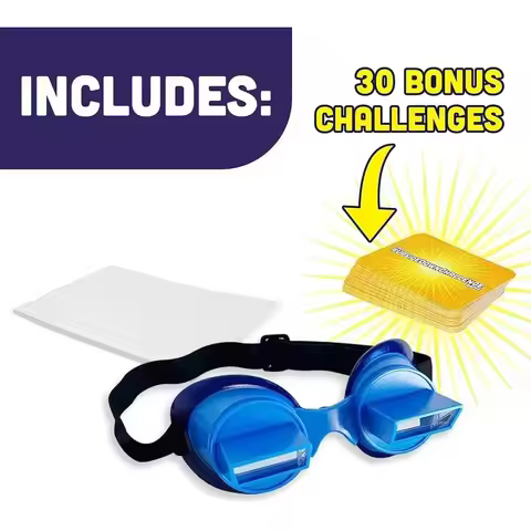 Upside Down Challenge Glasses Game Complete Fun Challenges with Upside Down Goggles for Adults Child
