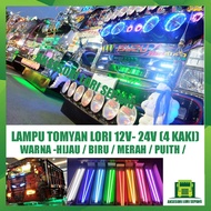 SEPANG AKSESORI LORI CAR LED TRUCK LORI LAMPU TOMYAM VIRAL 48INCH 12-24V 48V LAMPU TUBE lampu tomyam