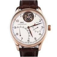 Iwc IWC Portuguese Rose Gold Tourbillon Automatic Mechanical Men's Watch IW504402