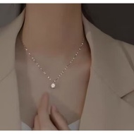 Women's necklace titanium necklace Large diamond necklace Anti-rust Anti-fade diamond necklace