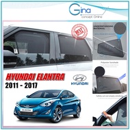 Hyundai Elantra 2011 - 2017 Magnetic Sunshade (4pcs)