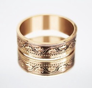 加拿大硬幣戒指 1 美分 1917 年男士硬幣戒指 女士硬幣戒指