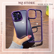 Ốp lưng iPhone 14 Pro/ 14 Pro Max viền tím lưng trong chống sốc chống ố màu chính hãng J- Case