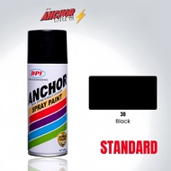 DPI Anchor Standard # 30 Black Color 400ml Spray Paint / Cat Sembur / Warna Hitam / Hitam Mati