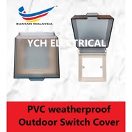 PVC OUTDOOR WEATHERPROOF COVER FOR SWITCH/SOCKET / COVER KALIS HUJAN