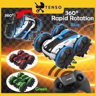 TENSO TRC003 Rechargeable 360 Degrees 2.4G 4WD RC Cars 4x4 Off Road Waterproof Amphibious Stunt Car 