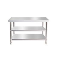 [1564 People Collection] Stainless Steel Workbench Stainless Steel Thickened Operating Table Super T
