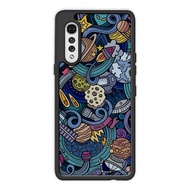 Case Casing LG Velvet V60 V50 V40 V30 G8x G8 G7 G6 Q7 Doodle Art EN0642 Hardcase S5