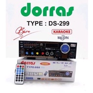 Dorras Amplifier Karaoke 1000watt Dorras Ds-299 Stereo Audio/ Bluetooth Amplifier/Wireless Amplifier/Amplifier