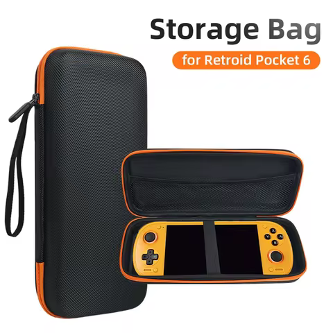 Carrying Case for Retroid Pocket 6 EVA Portable Storage Bag for Retroid Pocket6 Waterproof Shockproo
