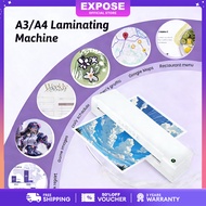 A3/A4 Laminator Photo Laminator for Home School Business Use