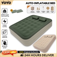 🎁Free Pillow Inflatable Air Bed 40/25CM Electric Pump Single/Double/King Air Mattress Outdoor Campin
