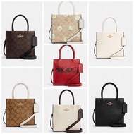 正品現貨 COACH Mini Cally Crossbody In Signature Canvas 迷你 琴譜包