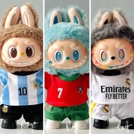 包平郵⚽️ labubu 阿根廷 美斯 C朗 皇馬 世界盃 葡萄牙 Ronaldo 運動衫 adidas 足球 鞋 衫仔 娃衣 公仔衫 一代 二代 三代 3.0 17cm outfit FIFA Wo