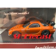 Ignition Model 1/64 Mazda RX-7 (FD3S) RE Amemiya, Orange Metallic