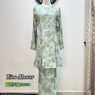 KURUNG RIAU MAWAR ironless by BYDANISHA ✨ baju kurung printed riau tanpa gosok nursing friendly kain lipat batik