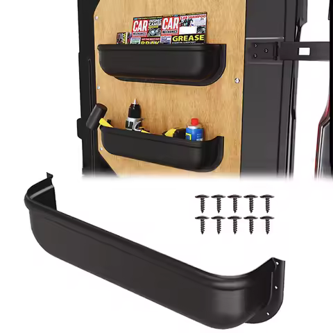 45cm Car Door Organiser for Van Camper Universal Storage Pocket Shelf Racking Tool Storage Barn Door