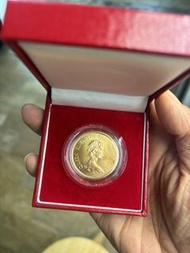 精制香港兔年金幣 1987