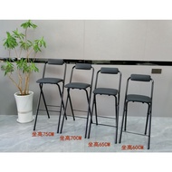 HY-# Folding Bar Chair Cabinet Cashier Bar Chair Bar Stool High stool  Folding Bar Chair JUWU