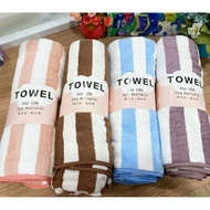 Handuk Mandi SULTAN TOWEL JOY LIFE JOY NATURAL 70*140cm Impor Jumbo Kualitas Premium Motif Zigzag Sa