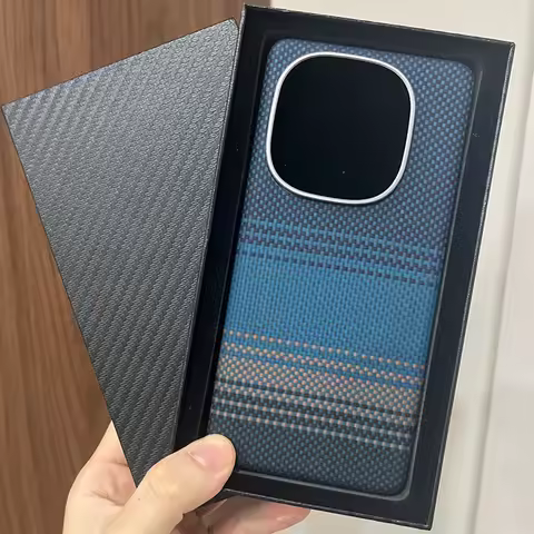 Magnetic Real 600D Aramid Carbon Fiber Phone Case Cover On For Magsafe VIVO iQOO 15 13 Pro 5G Global