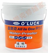 All In One 水性透明防水漆 室內外牆壁 磁磚 石頭 木頭防潮防腐 增艷用 1加侖