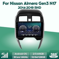 WeBetter TopNavi 10inch 8Core IPS Full Touch Android Car Radio Player For Nissan Almera Gen3 N17 201