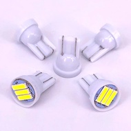 5pcs T10 3 SMD 7014 LED 3SMD 7020 1.5W White W5W LED Wedge License Plate Light Car Light Source DC 1