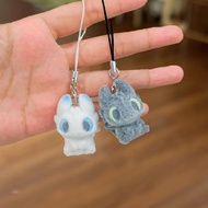 Jurulatih Naga Gantungan Kunci Toothless yang Comel Pasangan Kartun Manis Loket Rakan Baik Hiasan Ak