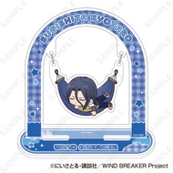 Wind Breaker Sakura Haruka Acrylic Wobbling Figure Q Ver. Chibi Style Fan-made Anime Collection Gift